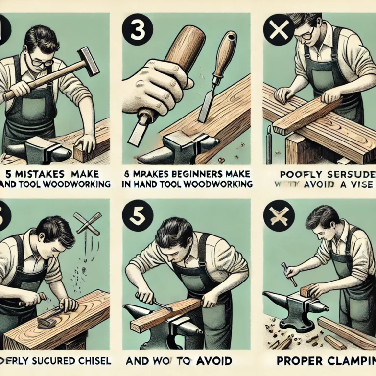 5 Mistakes Beginners Make in Hand Tool Woodworking (and How to Avoid Them)